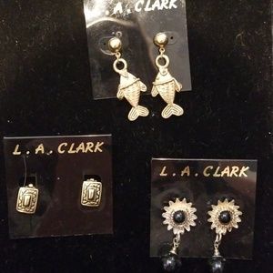 Vintage Gold Earring Set